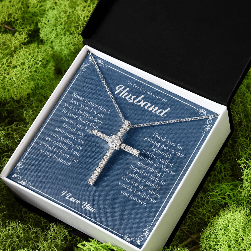To The World's Greatest Husband - To My Man Necklace Heartfelt Gifts From Wife