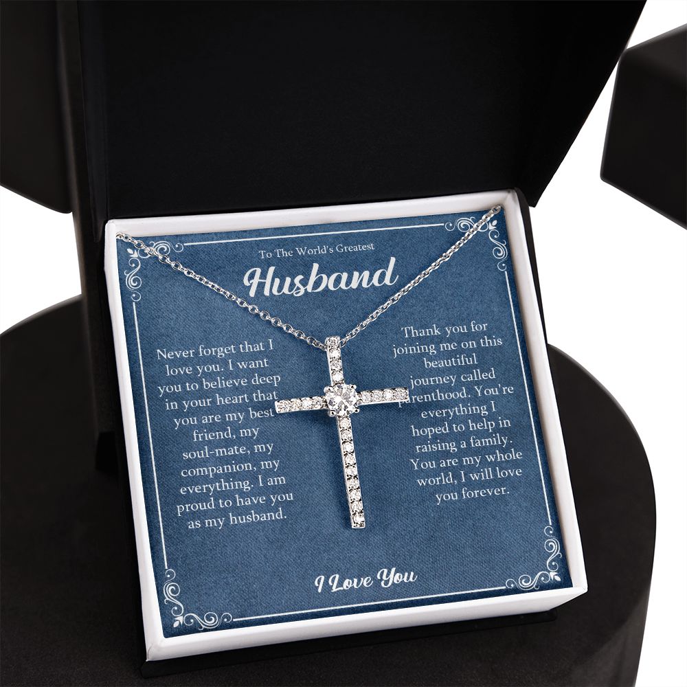 To The World's Greatest Husband - To My Man Necklace Heartfelt Gifts From Wife