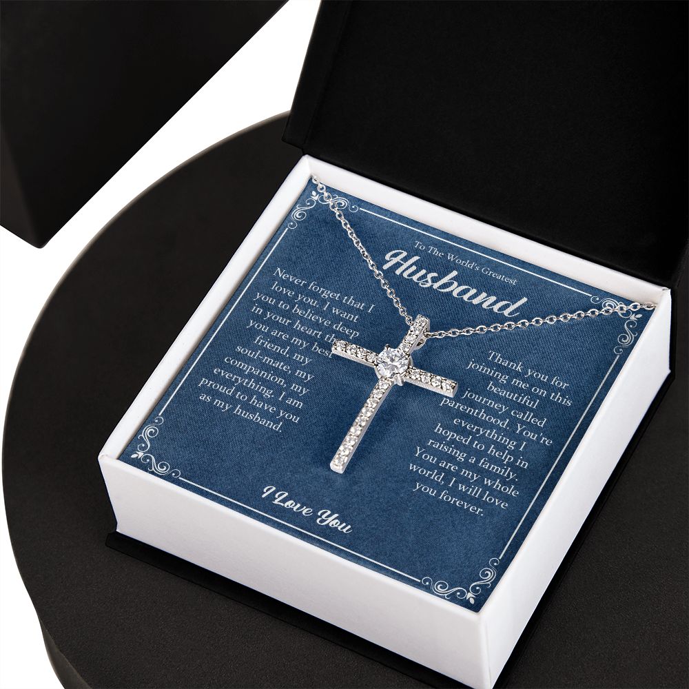 To The World's Greatest Husband - To My Man Necklace Heartfelt Gifts From Wife