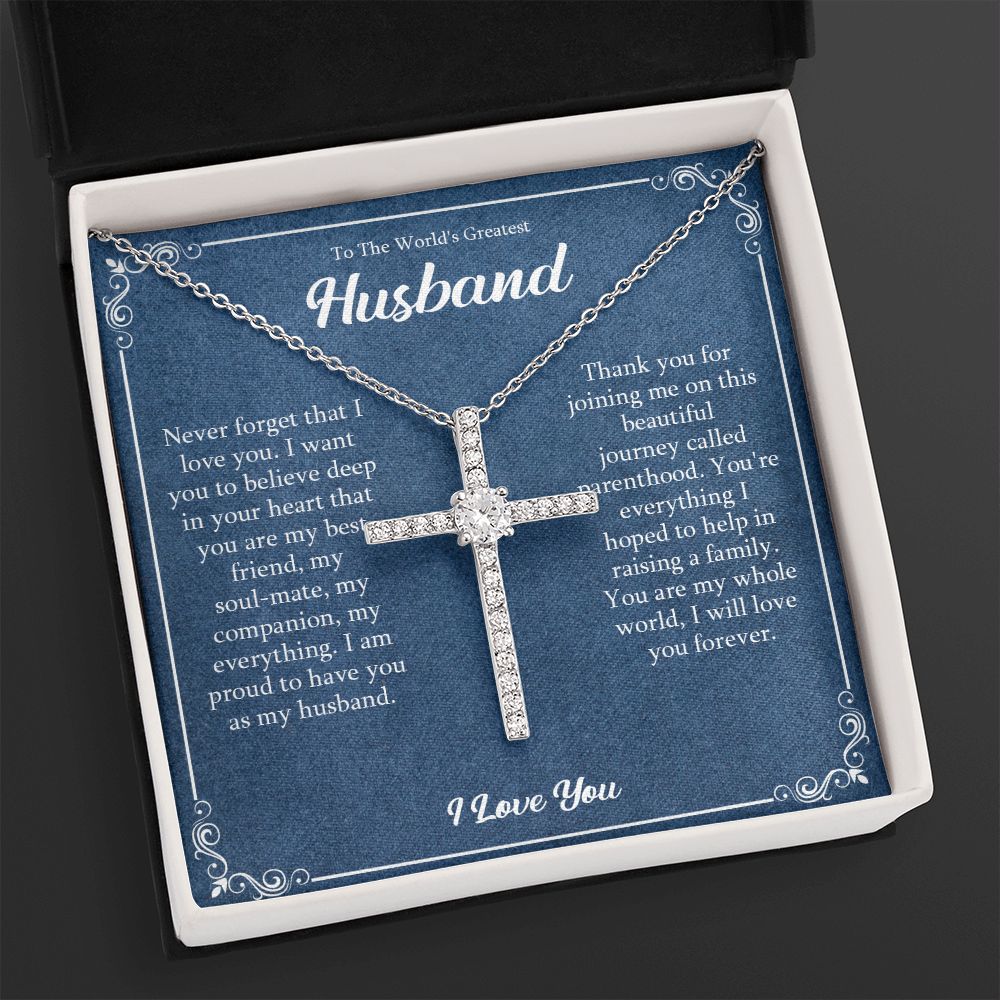 To The World's Greatest Husband - To My Man Necklace Heartfelt Gifts From Wife