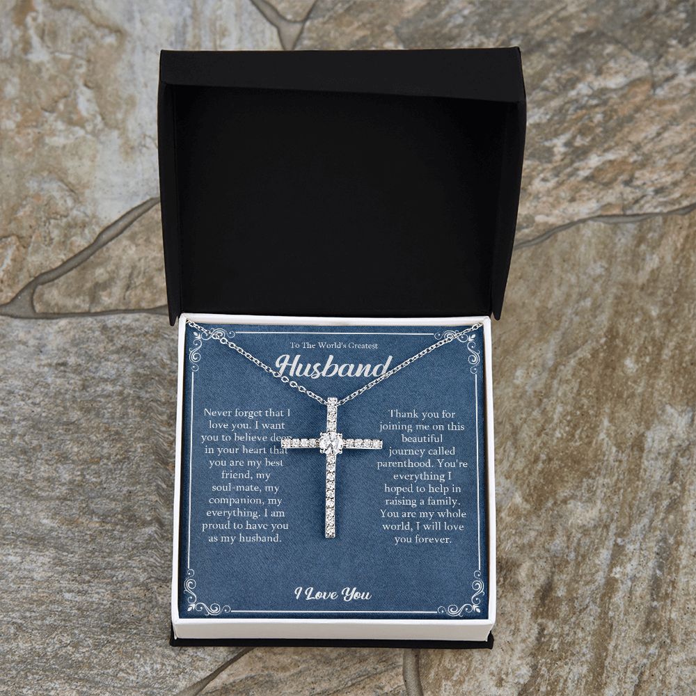 To The World's Greatest Husband - To My Man Necklace Heartfelt Gifts From Wife