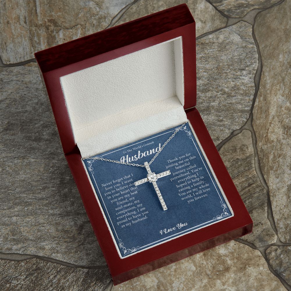 To The World's Greatest Husband - To My Man Necklace Heartfelt Gifts From Wife