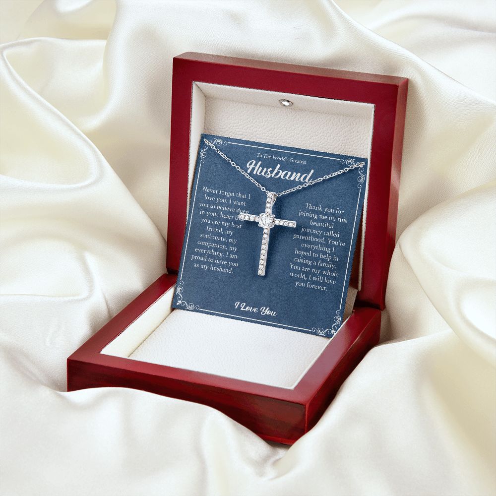 To The World's Greatest Husband - To My Man Necklace Heartfelt Gifts From Wife