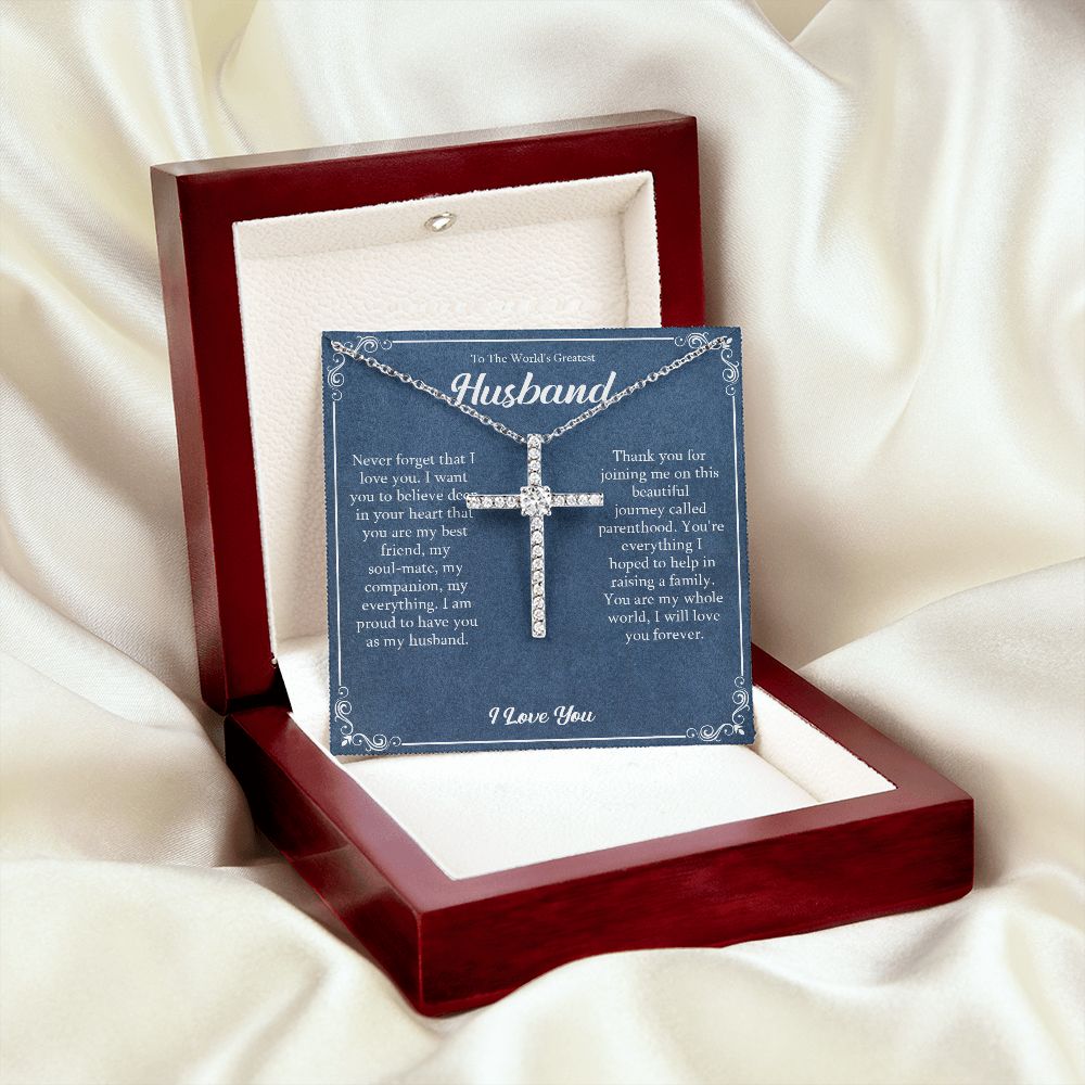 To The World's Greatest Husband - To My Man Necklace Heartfelt Gifts From Wife