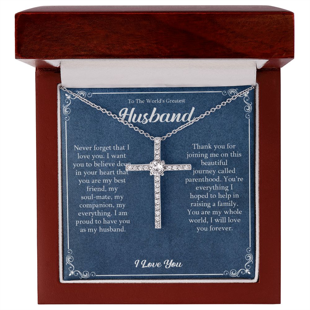 To The World's Greatest Husband - To My Man Necklace Heartfelt Gifts From Wife