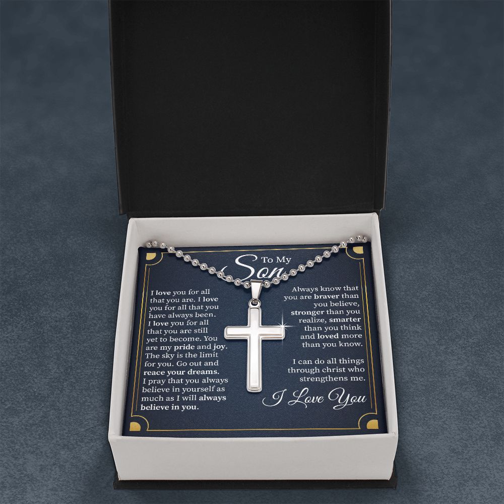 To MY Son I Love You For All That You Are, Birthday Christmas Valentine's Day Present From Dad or Mom