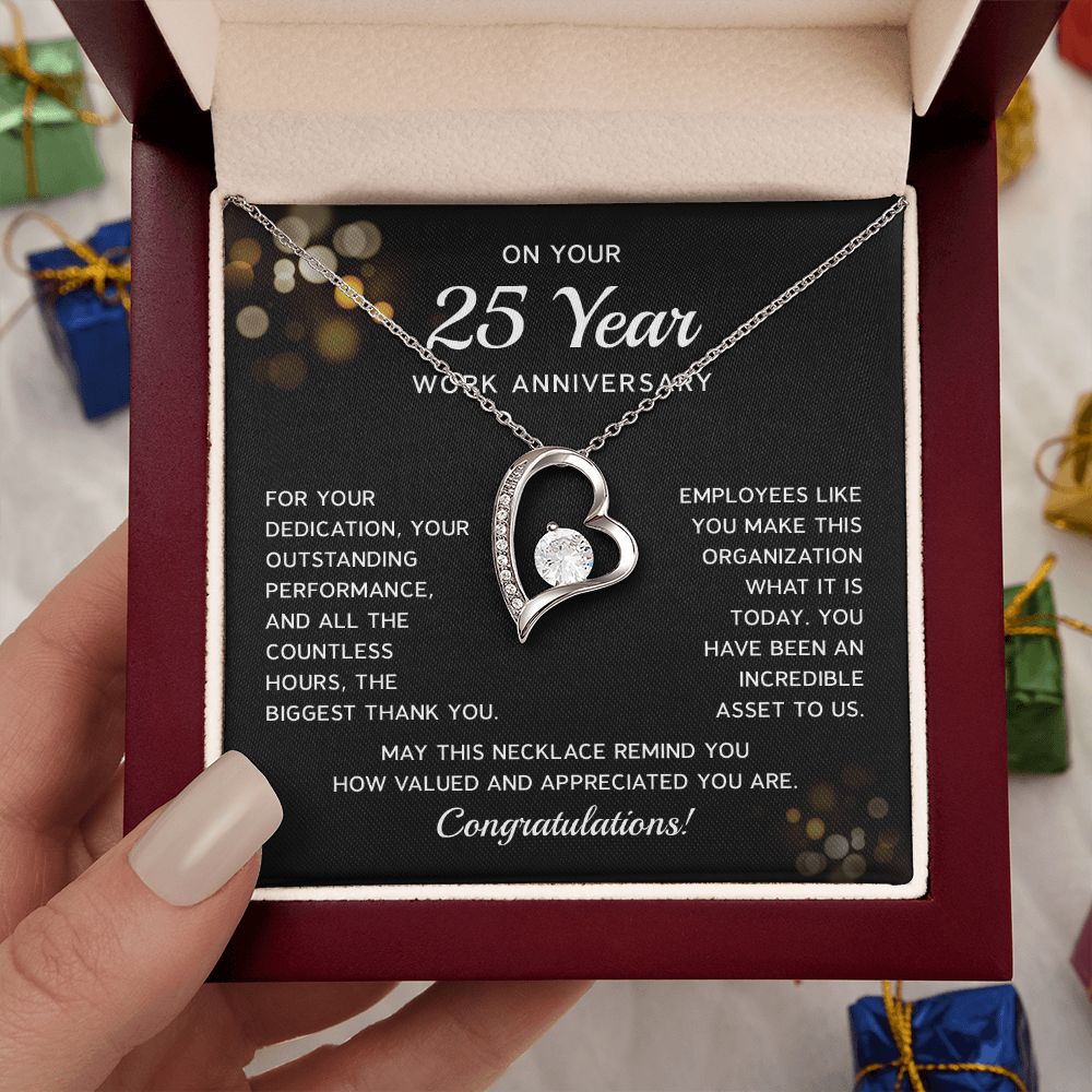 On Your 25th Work Anniversary, Congratulations!