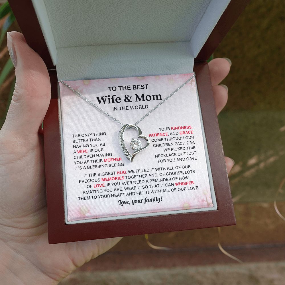 To The Best Wife & Mom In The World Fill It With All Of Our Love
