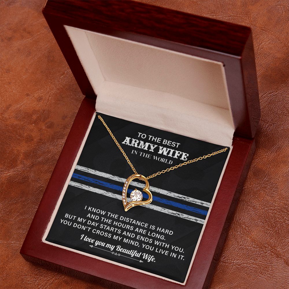 To The Army Wife In The World I Know The Distance Is Heard And The Hours Are Long