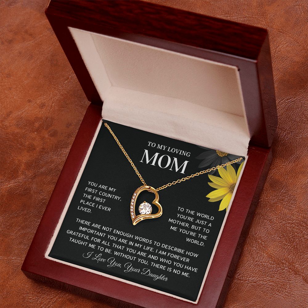 To My Loving Mom Important You Are In My Life, I Love You, Your Daughter
