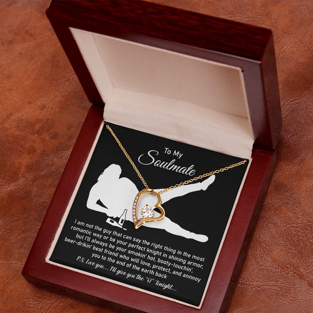 To My Soulmate Necklace For Women - Best Ideal Gifts For Her Birthday Valentine's Day