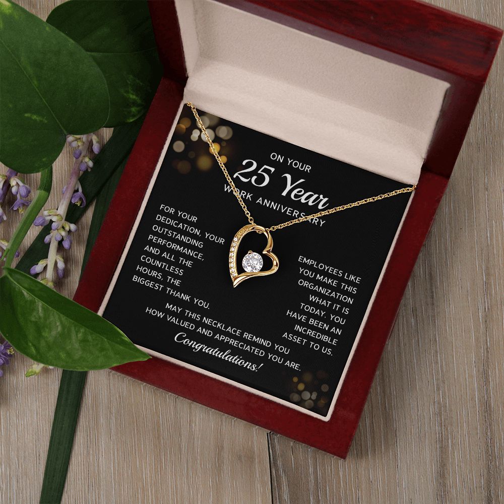On Your 25th Work Anniversary, Congratulations!
