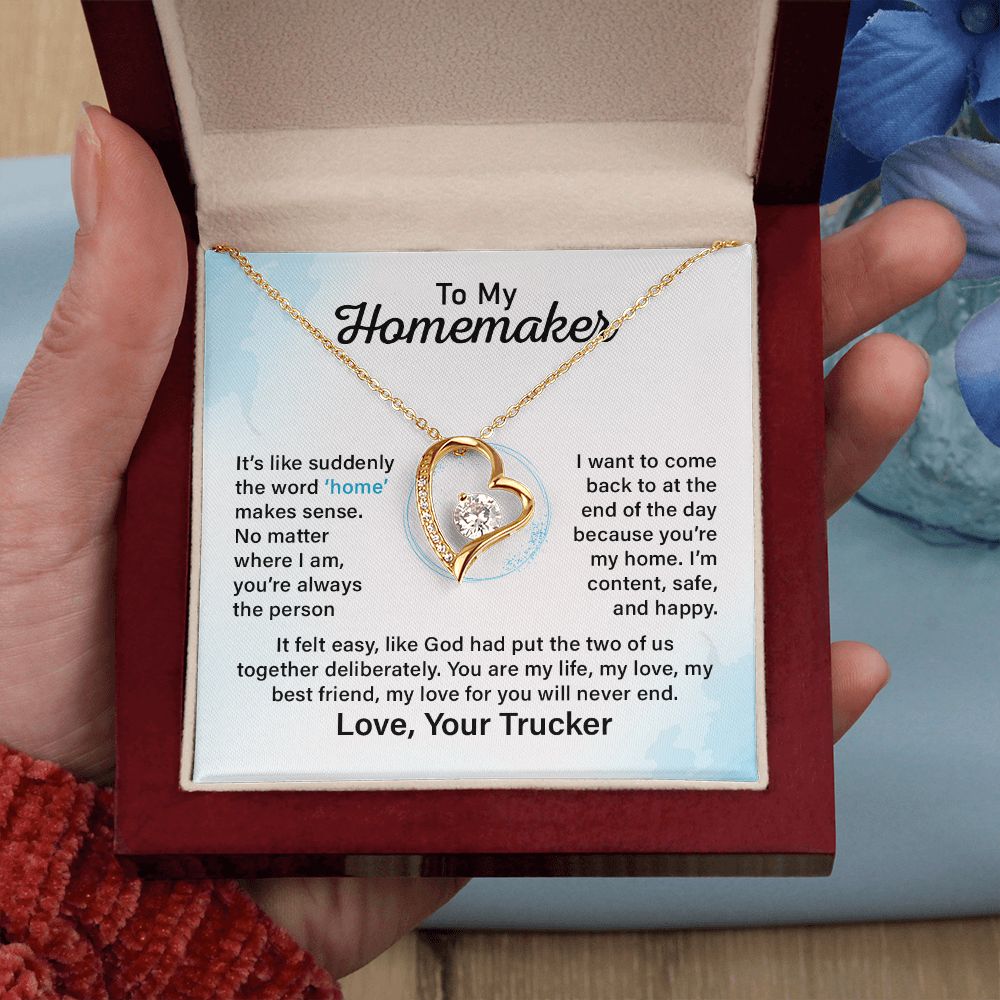 To My Homemaker It Felt Easy, Like God Had Put The Two Of Us Together Deliberately