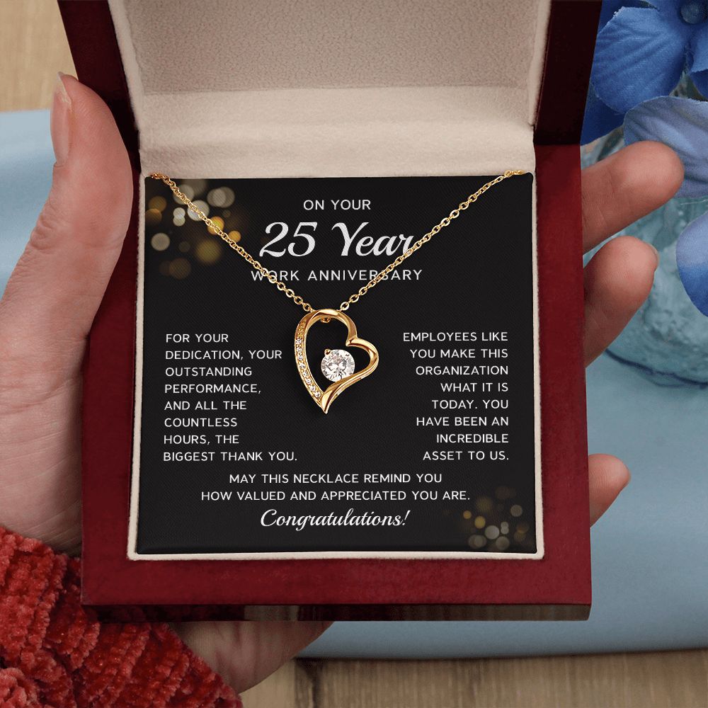 On Your 25th Work Anniversary, Congratulations!