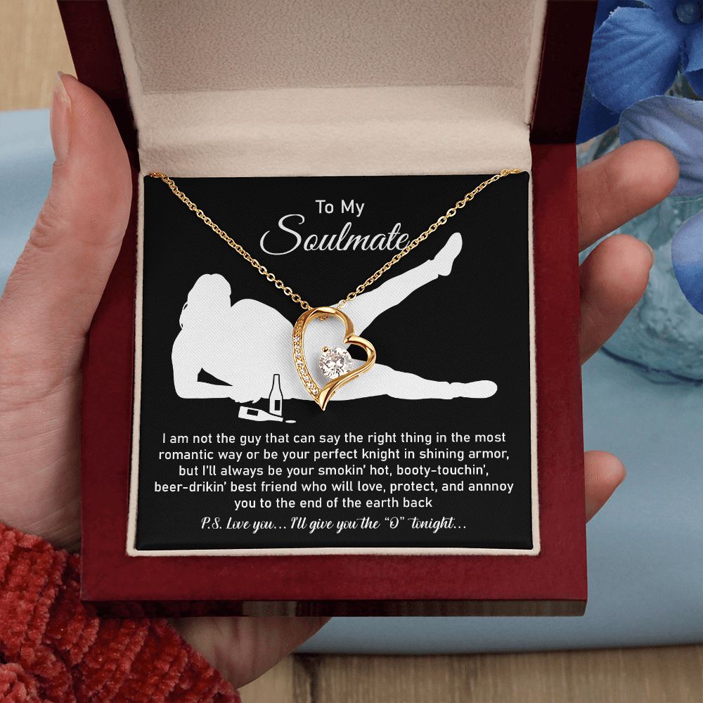 To My Soulmate Necklace For Women - Best Ideal Gifts For Her Birthday Valentine's Day