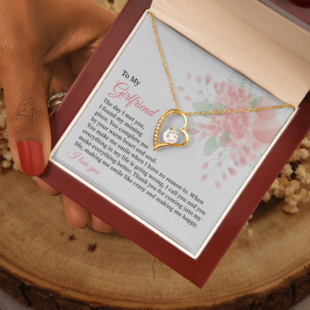 To My Girlfriend Making Me Smile Like Crazy And Making Me Happy, I Love you