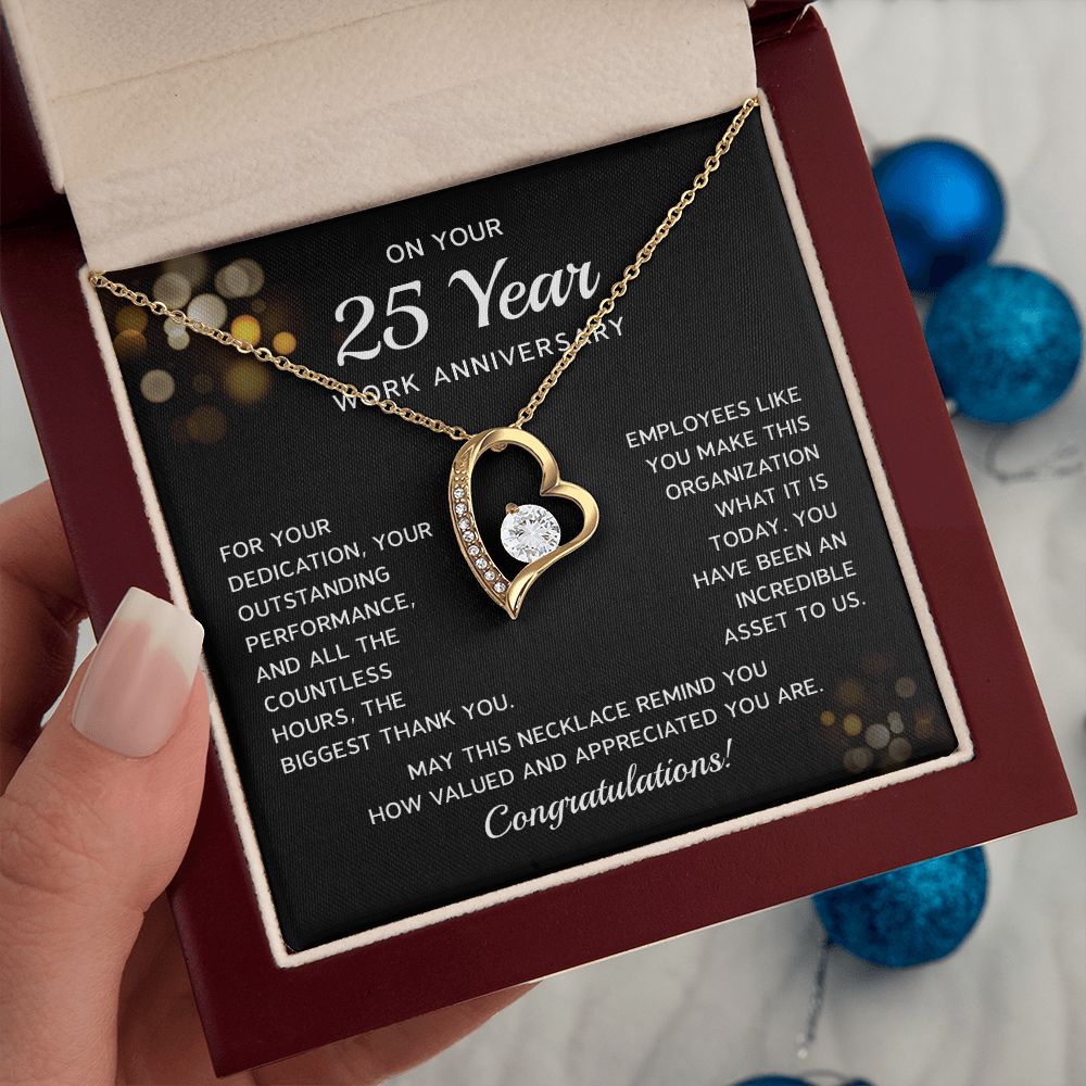 On Your 25th Work Anniversary, Congratulations!