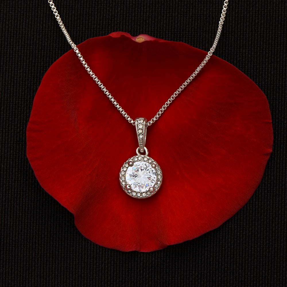 Soulmate Gift Necklace with Round Pendant & Card
