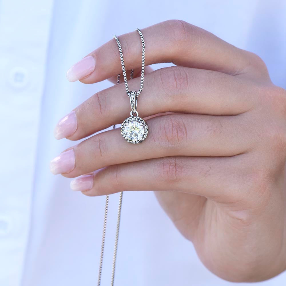 Soulmate Gift Necklace with Round Pendant & Card