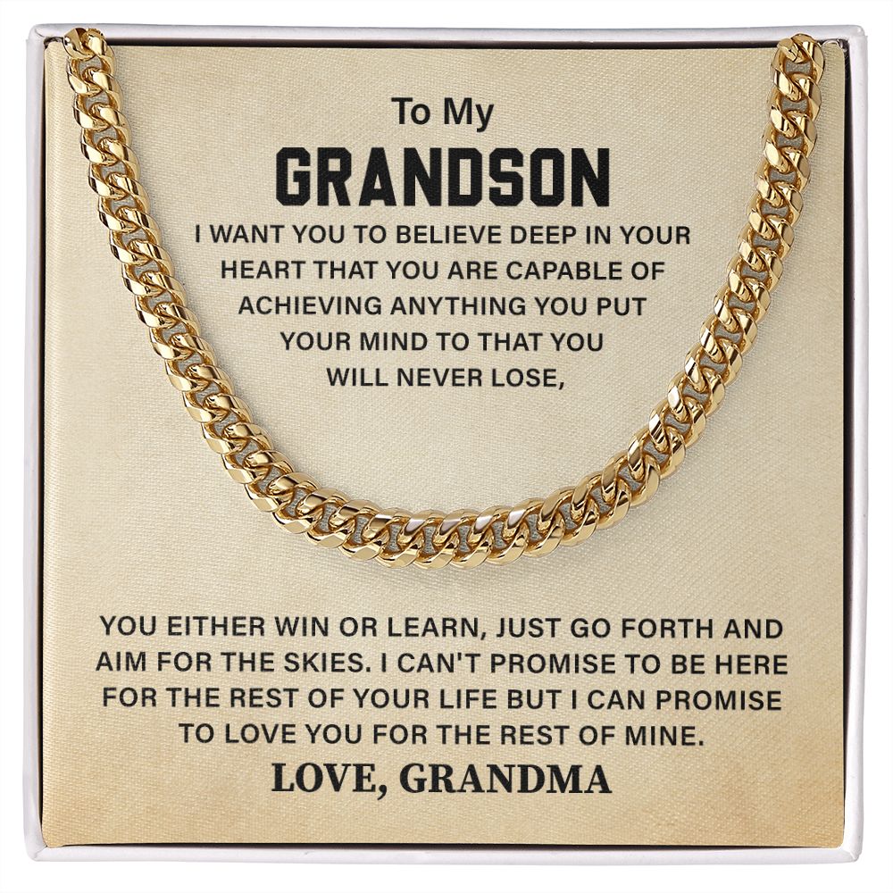 To My Grandson I Can Promise To Love You For The Rest Of Mine Love, Grandma