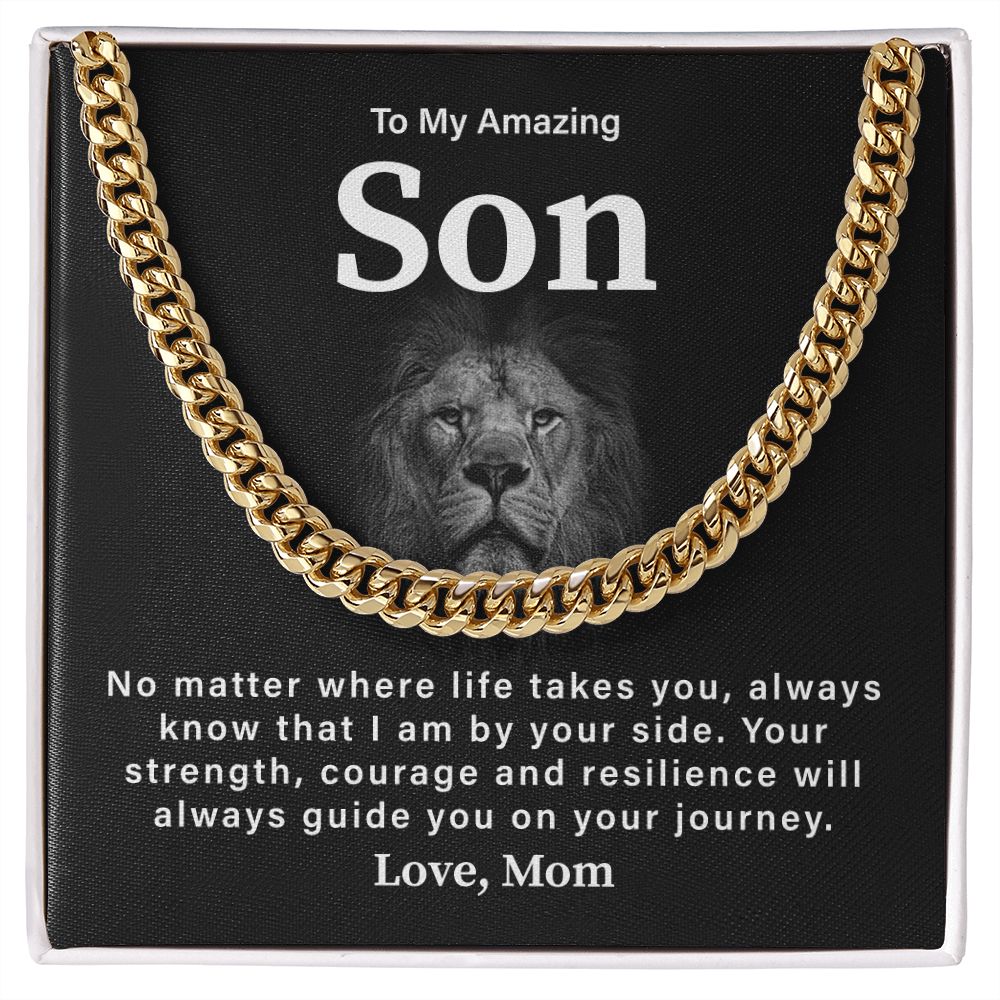 To My Amazing Son Courage And Resilience Will Always Guide You On Your Journey