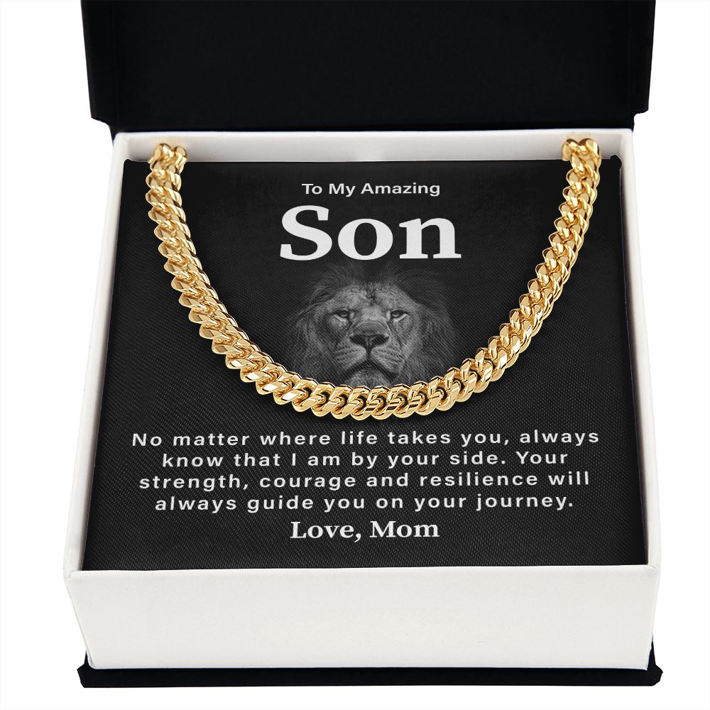 To My Amazing Son Courage And Resilience Will Always Guide You On Your Journey