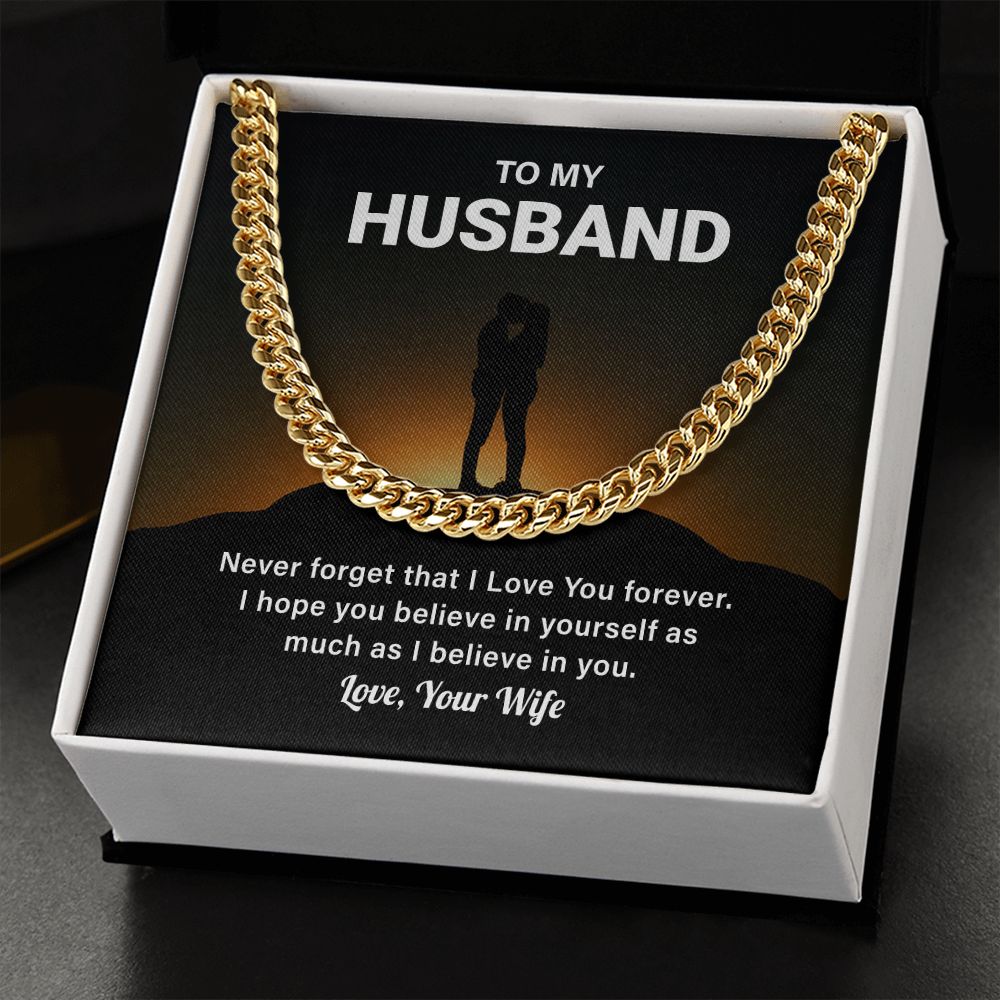 To My Husband Never Forget That I Love You Forever Love, Your Wife