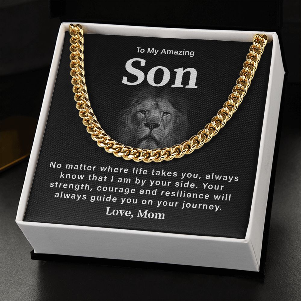 To My Amazing Son Courage And Resilience Will Always Guide You On Your Journey
