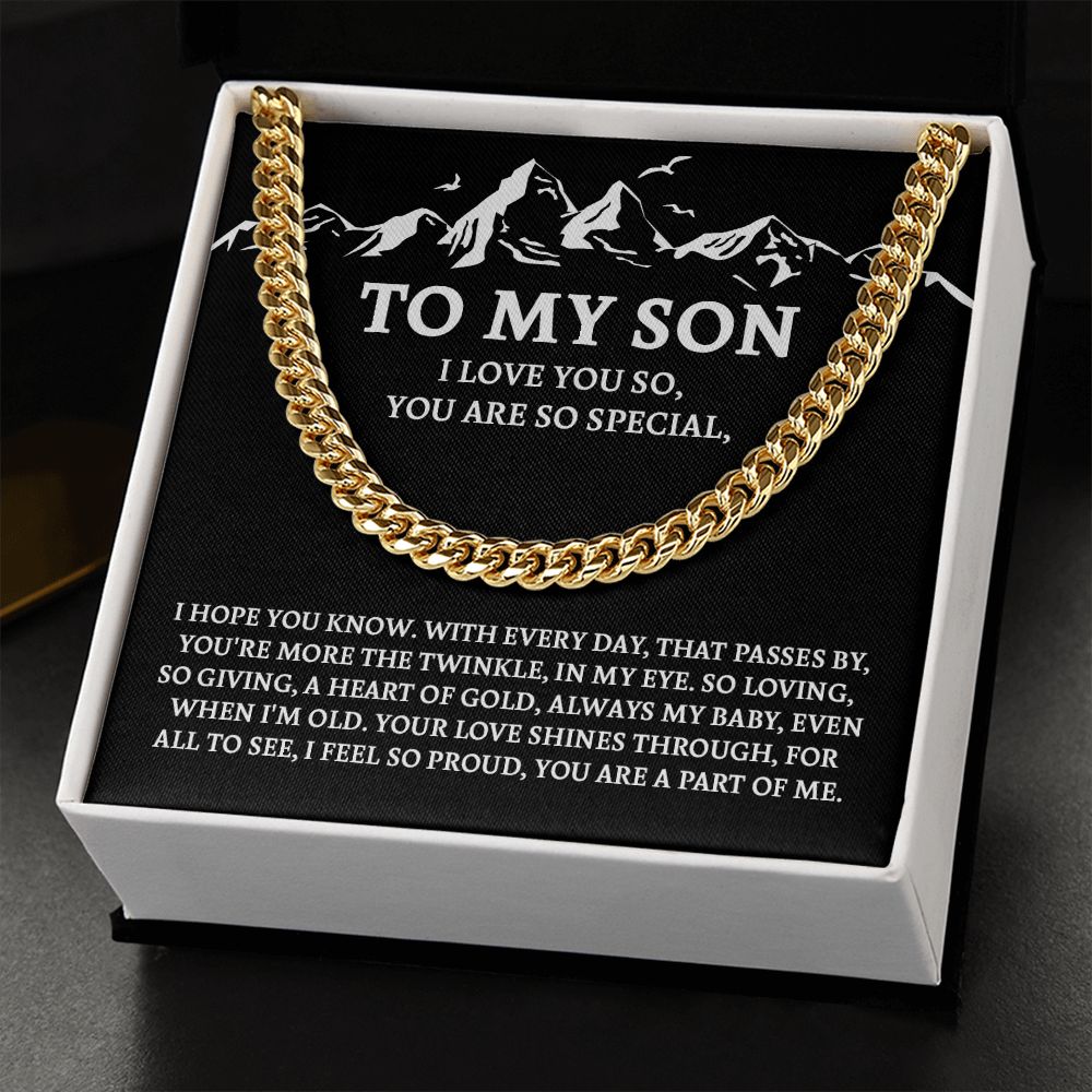 To My Son You Are So Special From Dad And Mom - A Special Birthday Gifts For Him