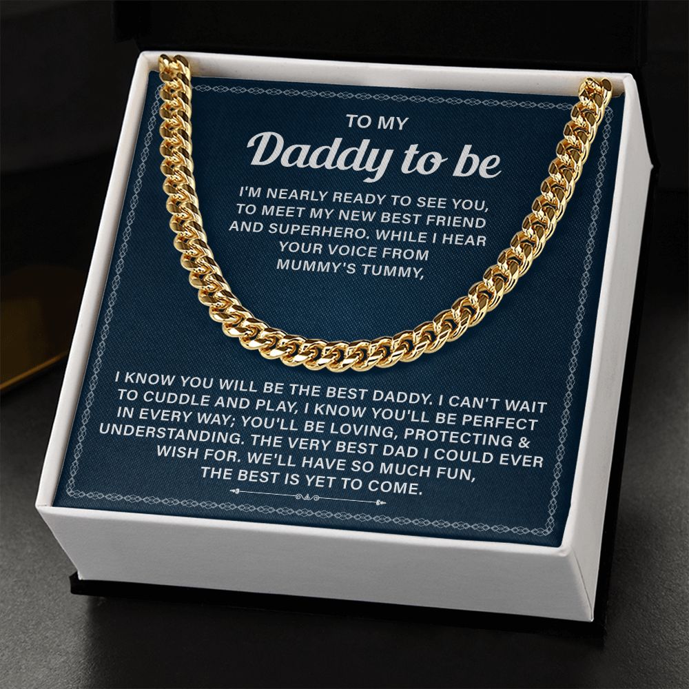 Dad To Be Gifts For 1st Time Dad Necklace With Message Card