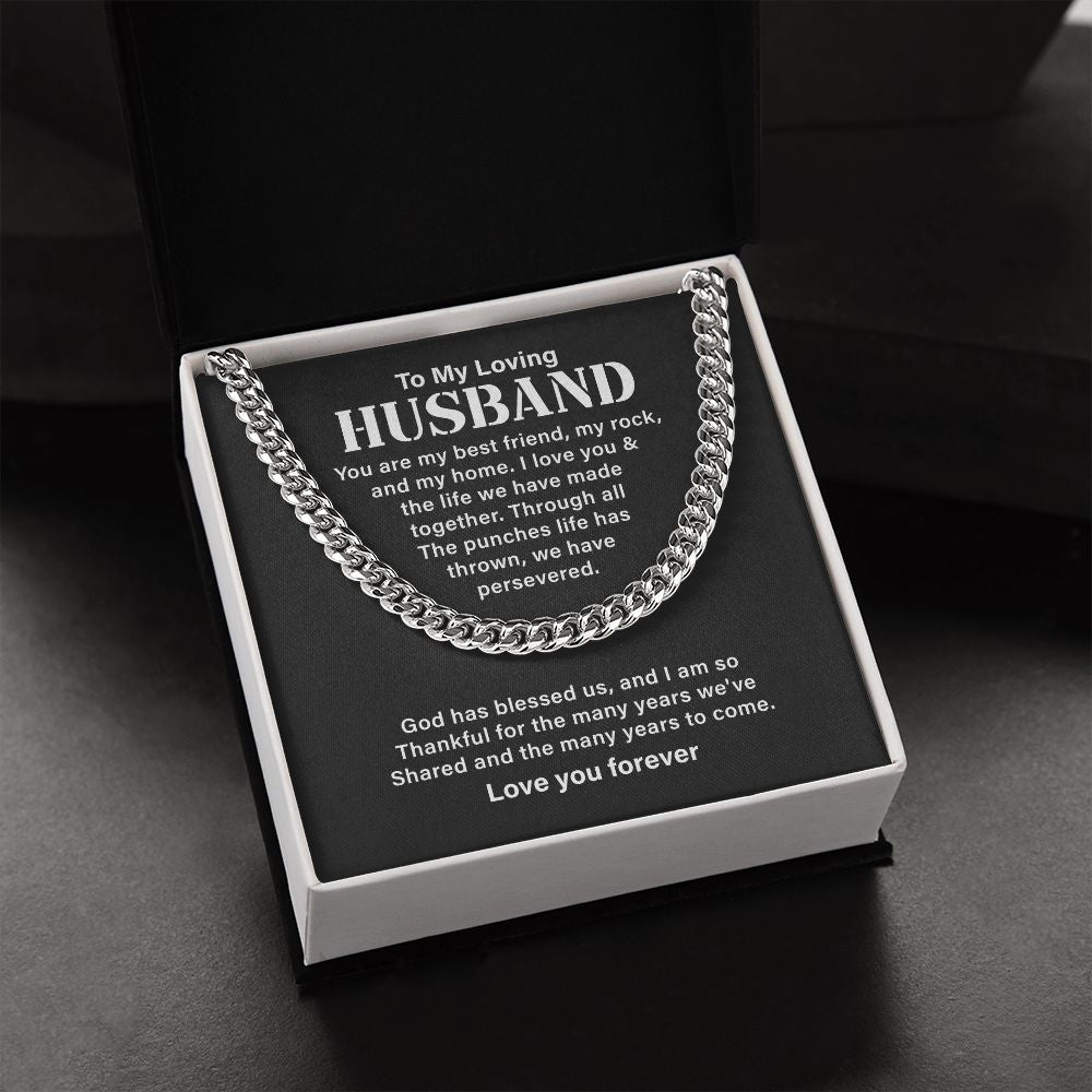 To My Loving Husband You Are My Best Friend, My Rock