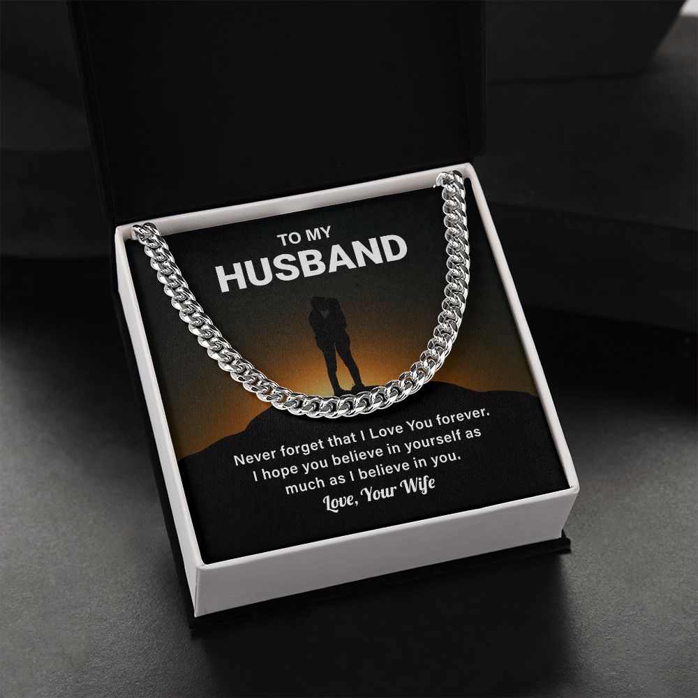 To My Husband Never Forget That I Love You Forever Love, Your Wife