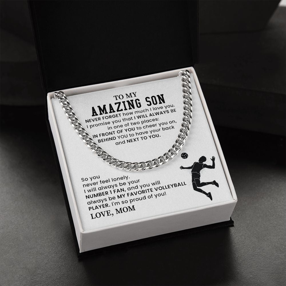 To My Amazing Son You Will Always Be My Favorite Volleyball Player - Birthday Gifts To Your Son From Mom