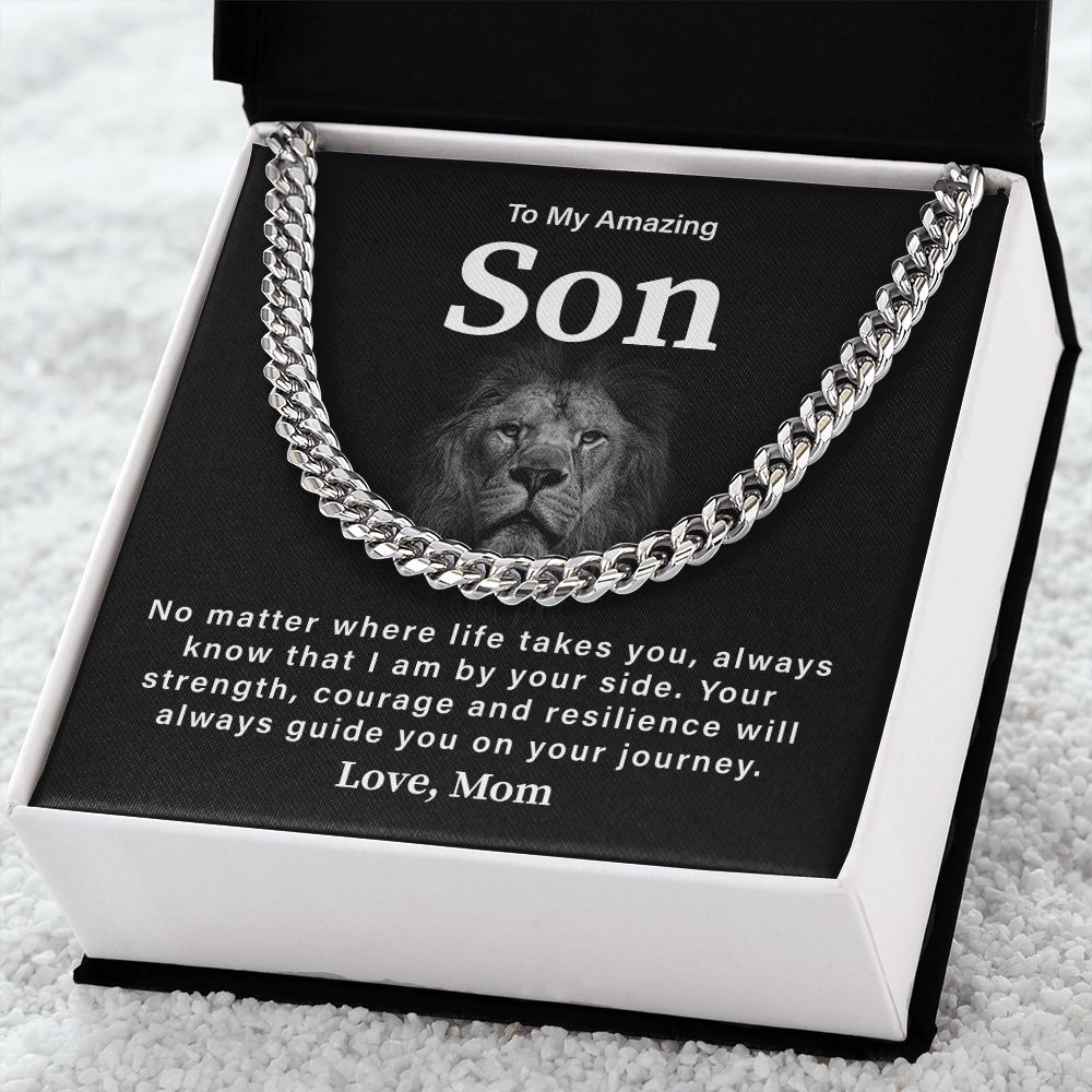 To My Amazing Son Courage And Resilience Will Always Guide You On Your Journey