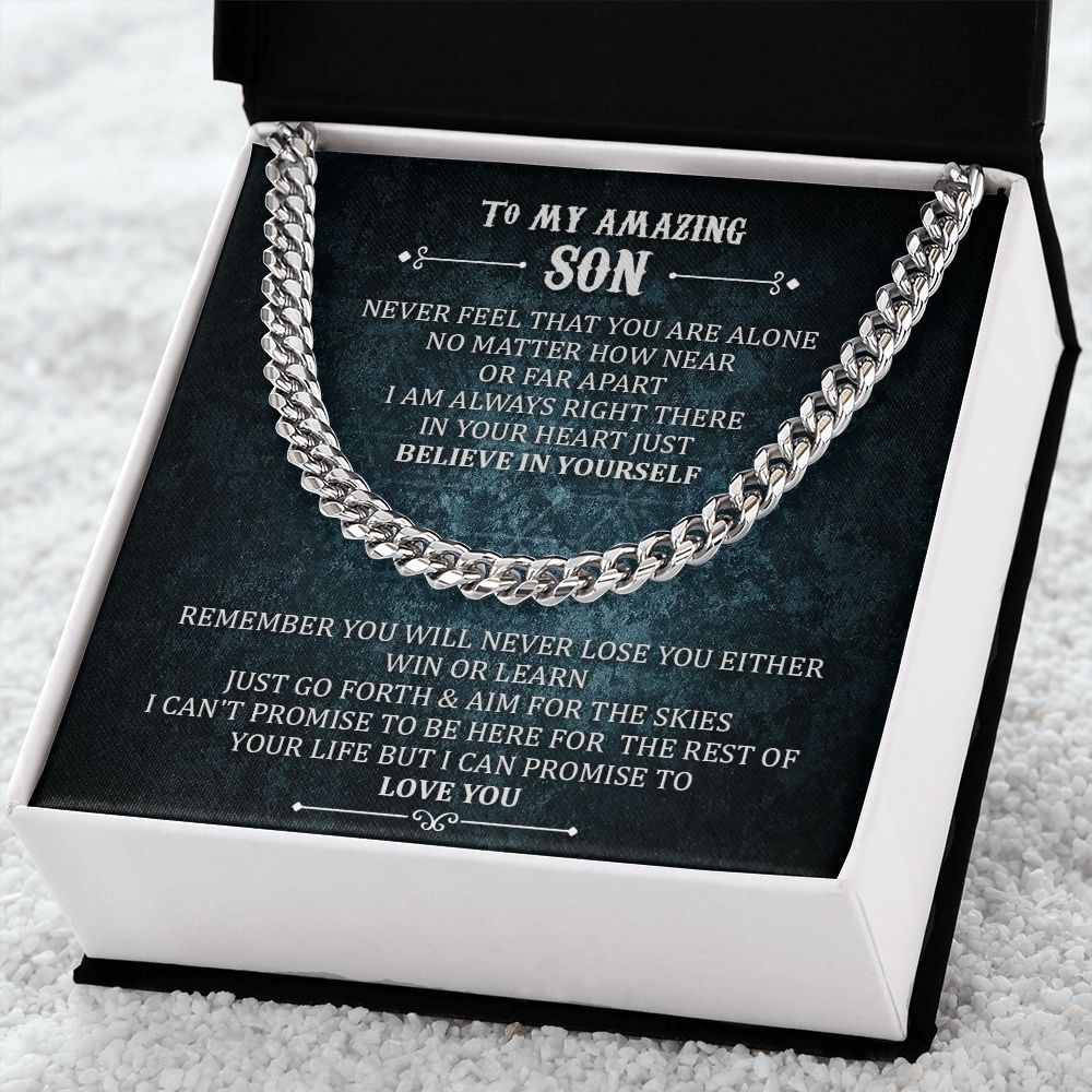 To My Amazing Son Win Or Learn From Dad And Mom Sentimental Gifts With Message Cad