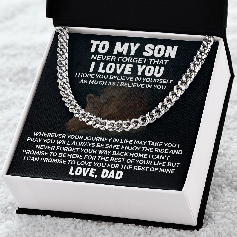 To My Beloved Son, With Love From Dad: A Gift of Guidance and Endless Affection