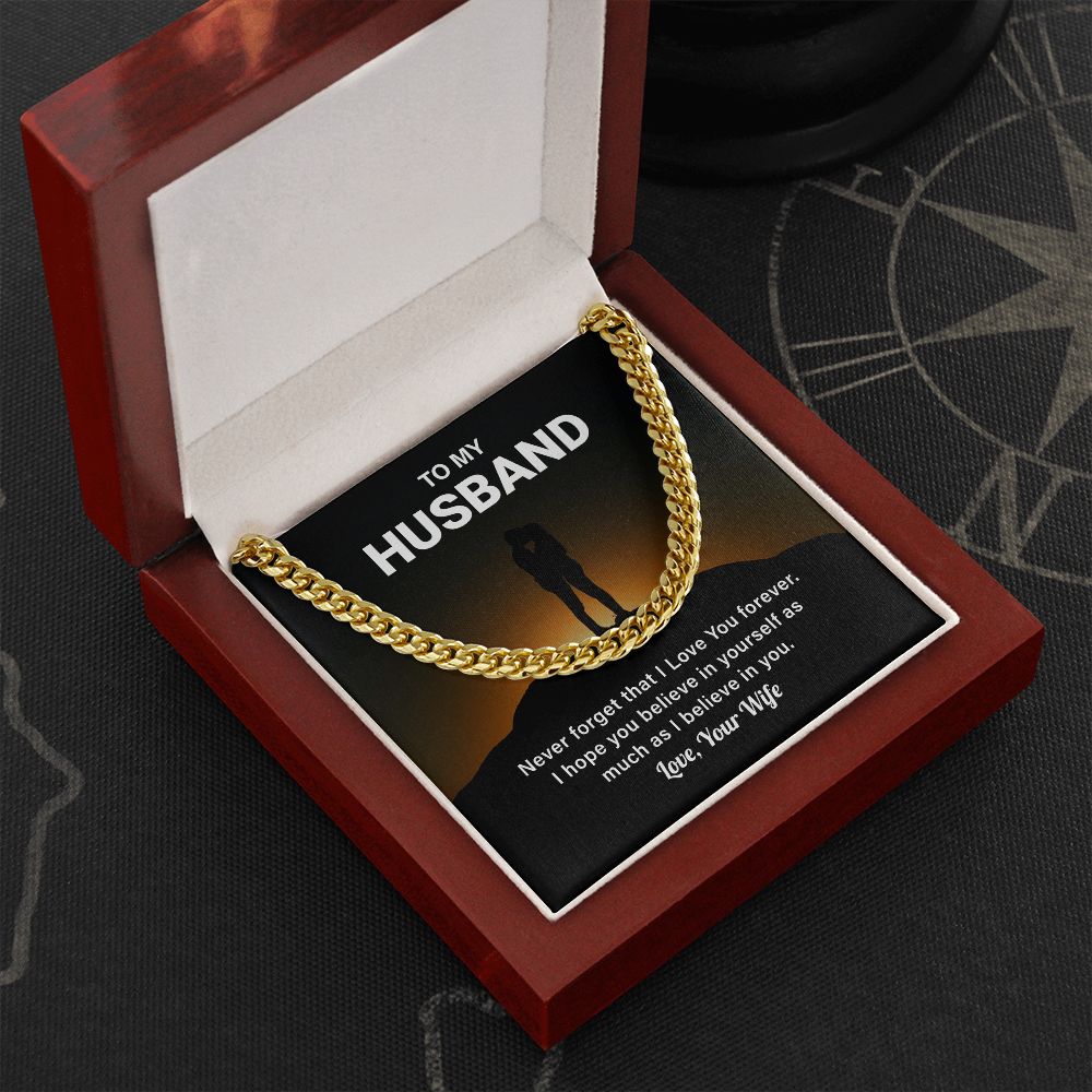 To My Husband Never Forget That I Love You Forever Love, Your Wife