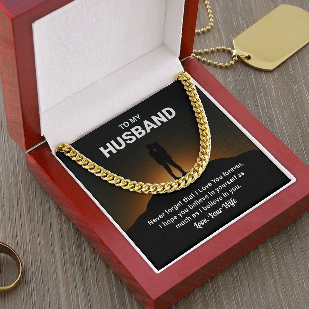 To My Husband Never Forget That I Love You Forever Love, Your Wife
