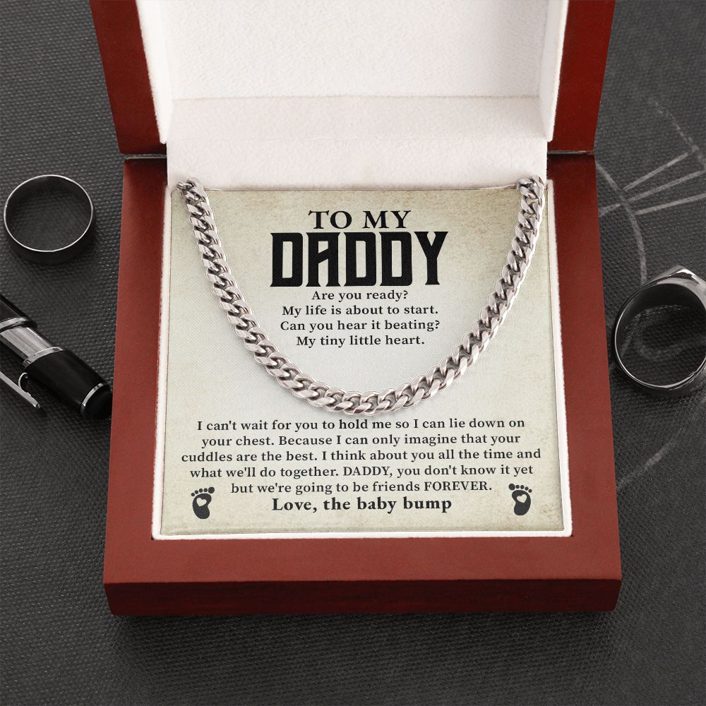 To My Daddy We're Going To Ben Friends Forever, Love, The Baby Bump