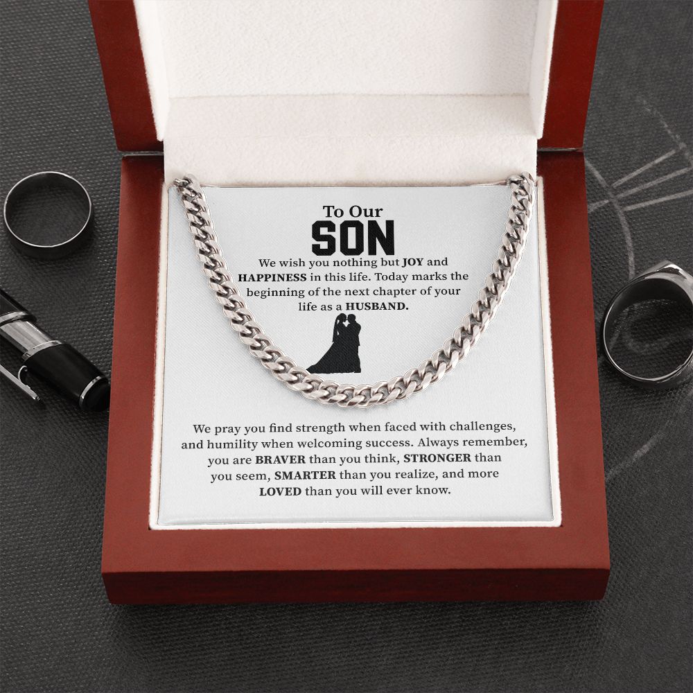 To Our Son We Wish You Nothing But Joy And Happiness In This Life