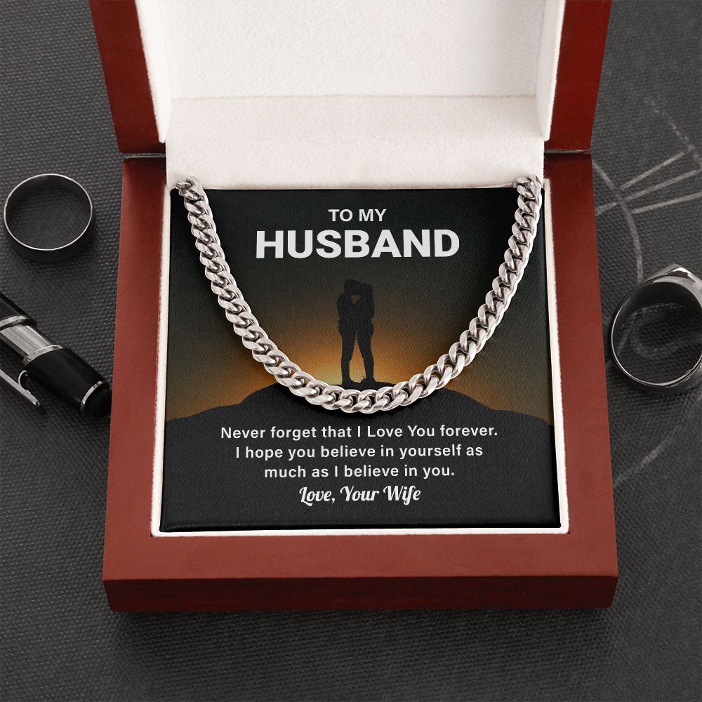 To My Husband Never Forget That I Love You Forever Love, Your Wife