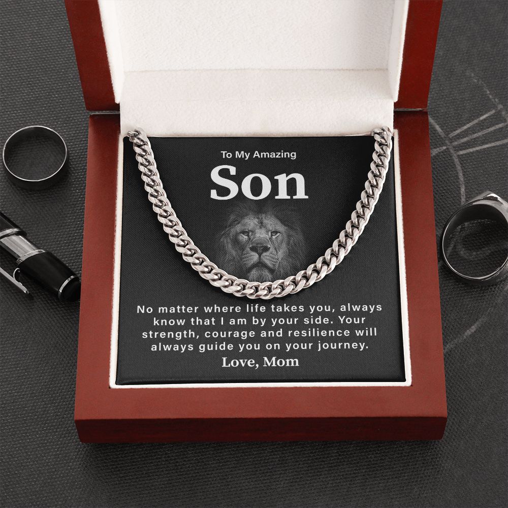 To My Amazing Son Courage And Resilience Will Always Guide You On Your Journey