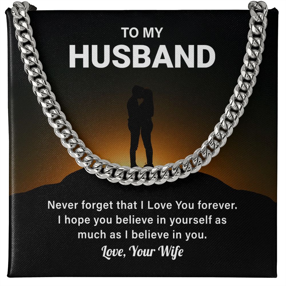 To My Husband Never Forget That I Love You Forever Love, Your Wife