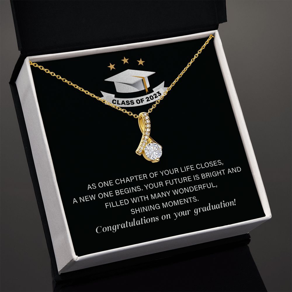 Class of 2023 Graduation Necklace - Commemorate Your Success with Elegance