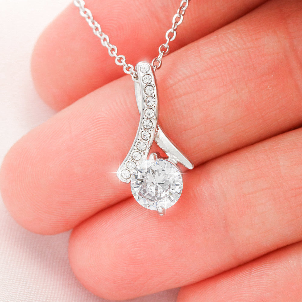 Soulmate Drop Pendant Necklace with Love Card