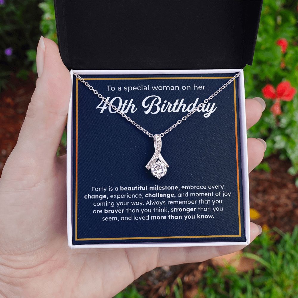 To A Special Woman On Her 40th Birthday Embrace Every Change, Experience, Challenge, And Moment OF You Coming Your Way