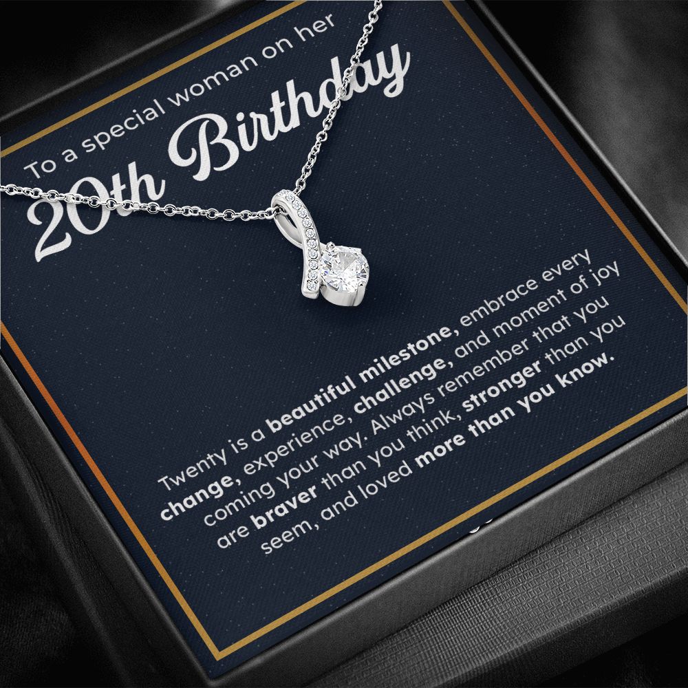 To A Special Woman On Her 20th Birthday Embrace Every Change, Experience, Challenge, And Moment OF You Coming Your Way