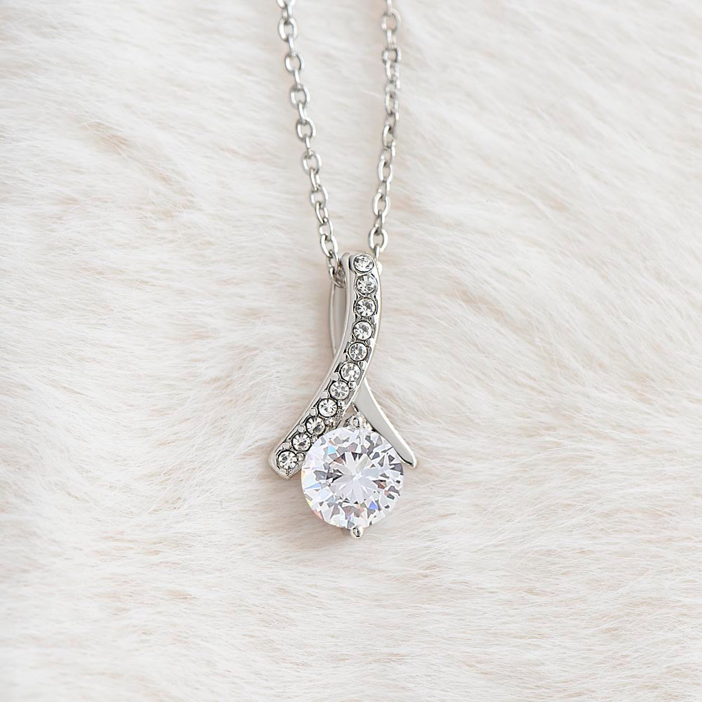To My Beautiful Soulmate Necklace Gift for Her with Message Card and Box