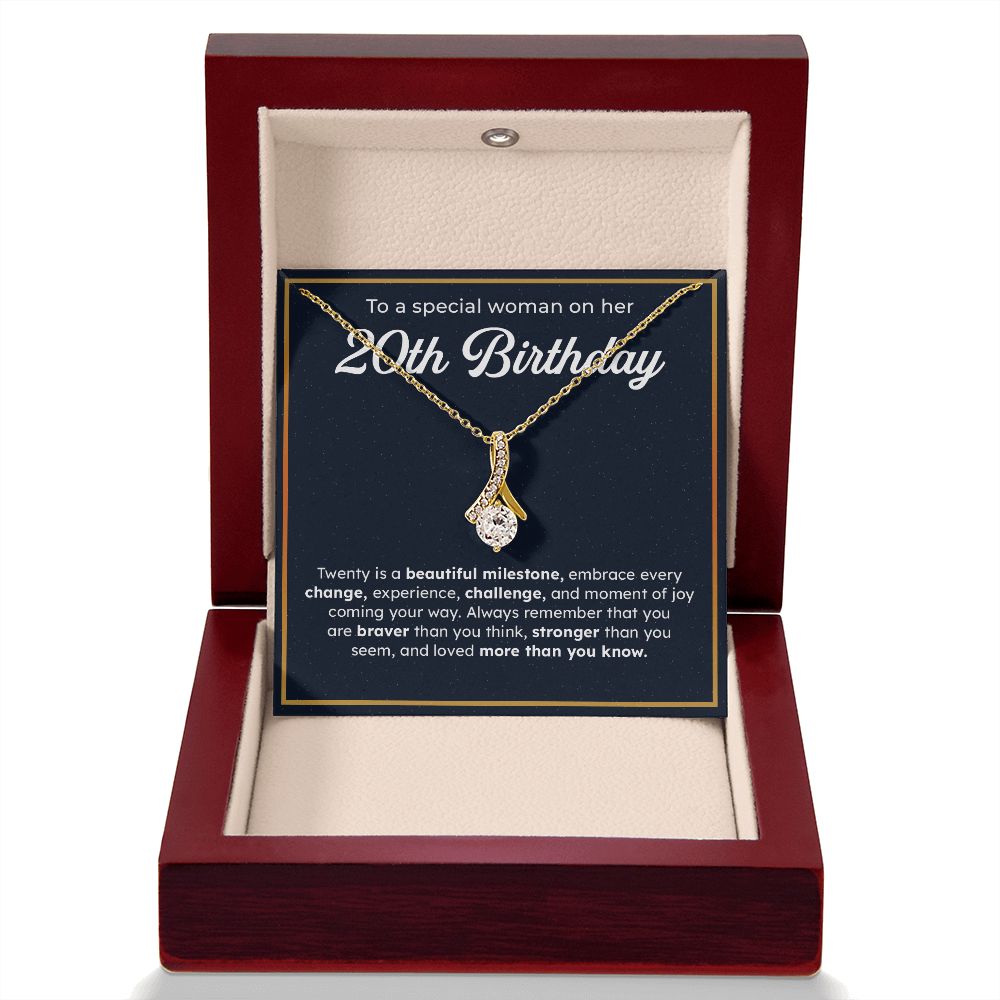To A Special Woman On Her 20th Birthday Embrace Every Change, Experience, Challenge, And Moment OF You Coming Your Way