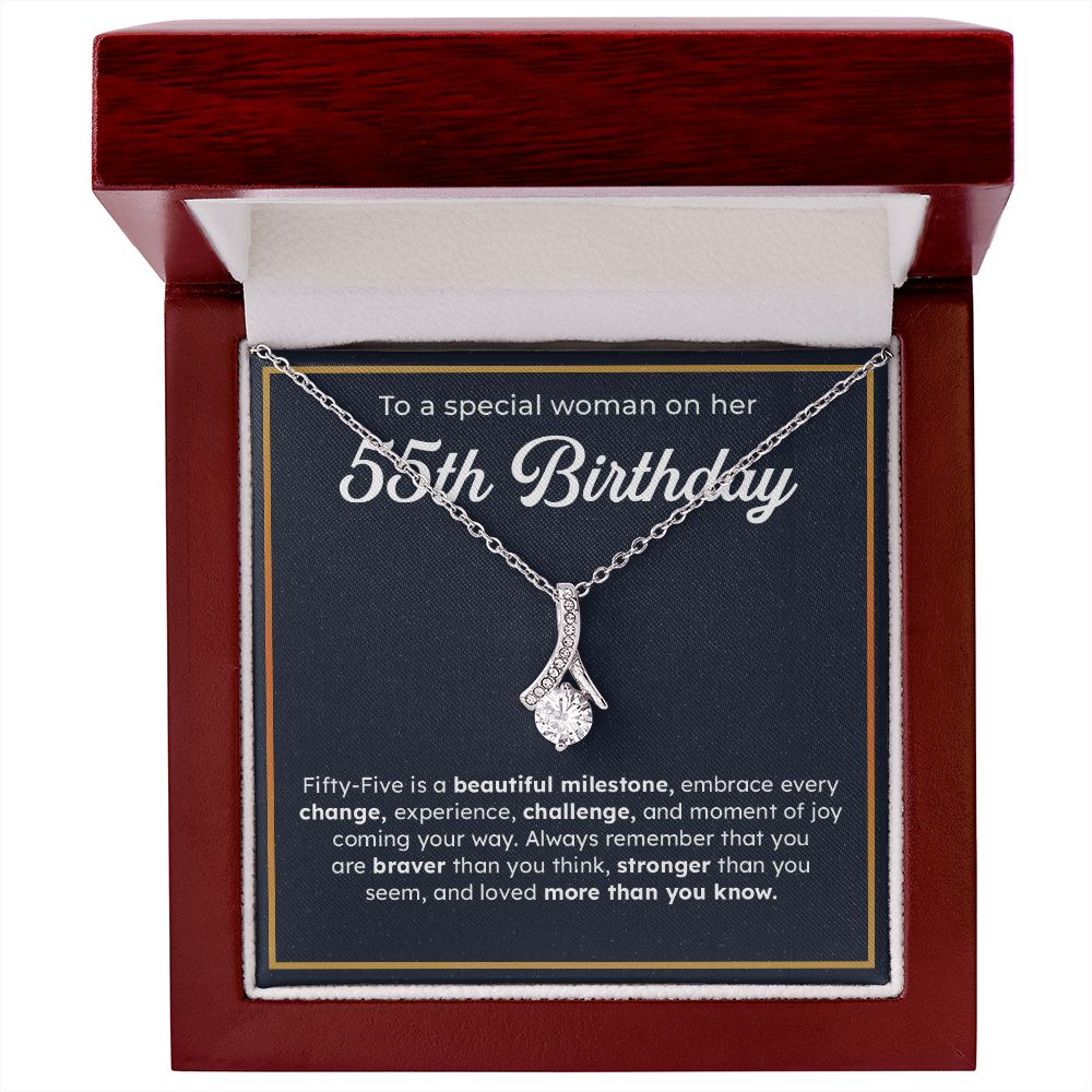 To A Special Woman On Her 55th Birthday Embrace Every Change, Experience, Challenge, And Moment OF You Coming Your Way